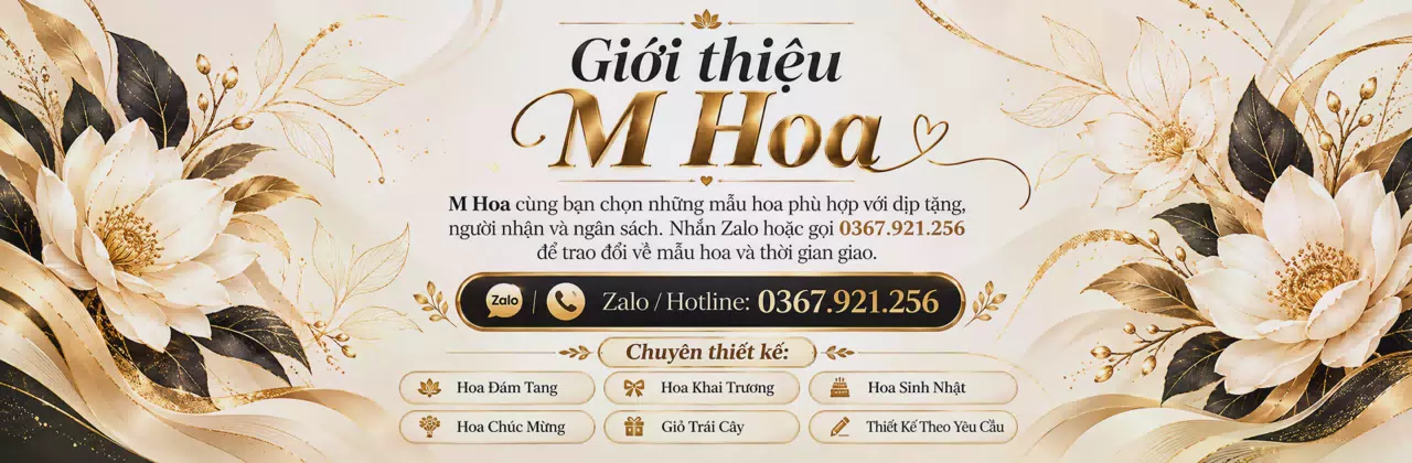 Ảnh bìa Shop hoa tươi Xã Khánh Vĩnh Khánh Hoà - Chọn hoa theo câu chuyện của bạn